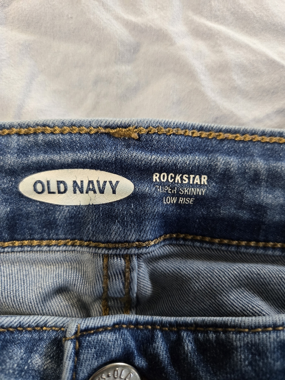 Old Navy Rockstar Super Skinny Low Rise Men’s Jeans - Light Blue